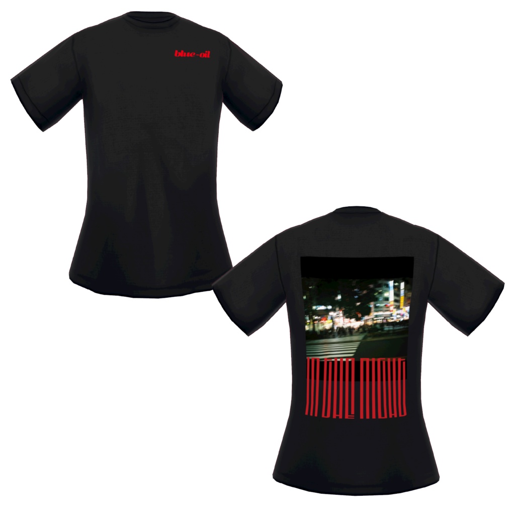【無料】blue-oil  T-shirt【Vroid 衣装】