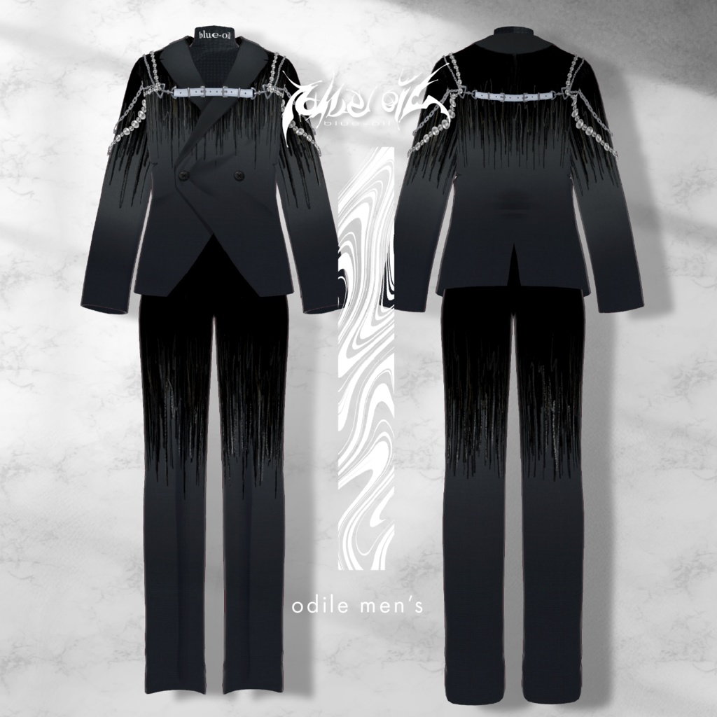 【 #VRoid 衣装】odile #blueoil