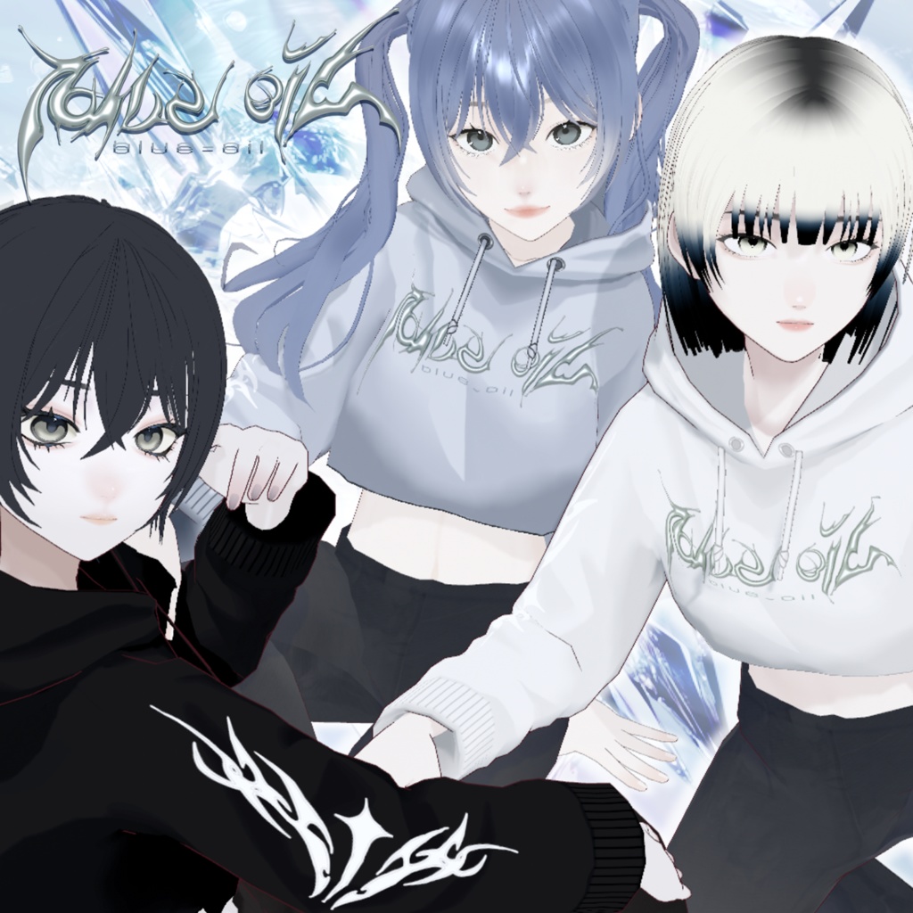 【無料版有】blue-oil parka #VRoid #blueoil