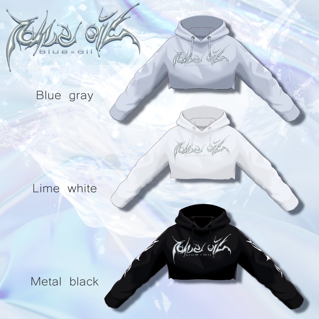 【無料版有】blue-oil parka #VRoid #blueoil