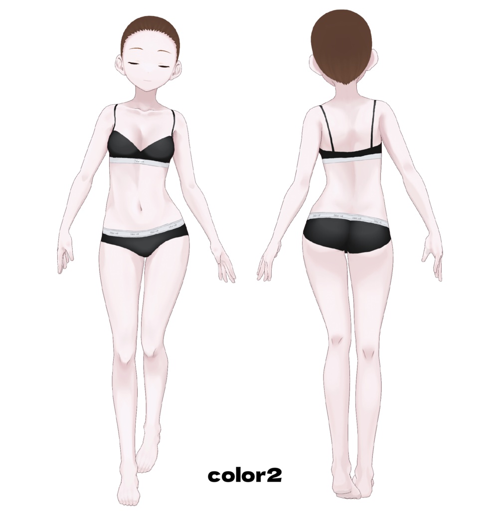 【VRoid肌テクスチャ】透き肌テクスチャ