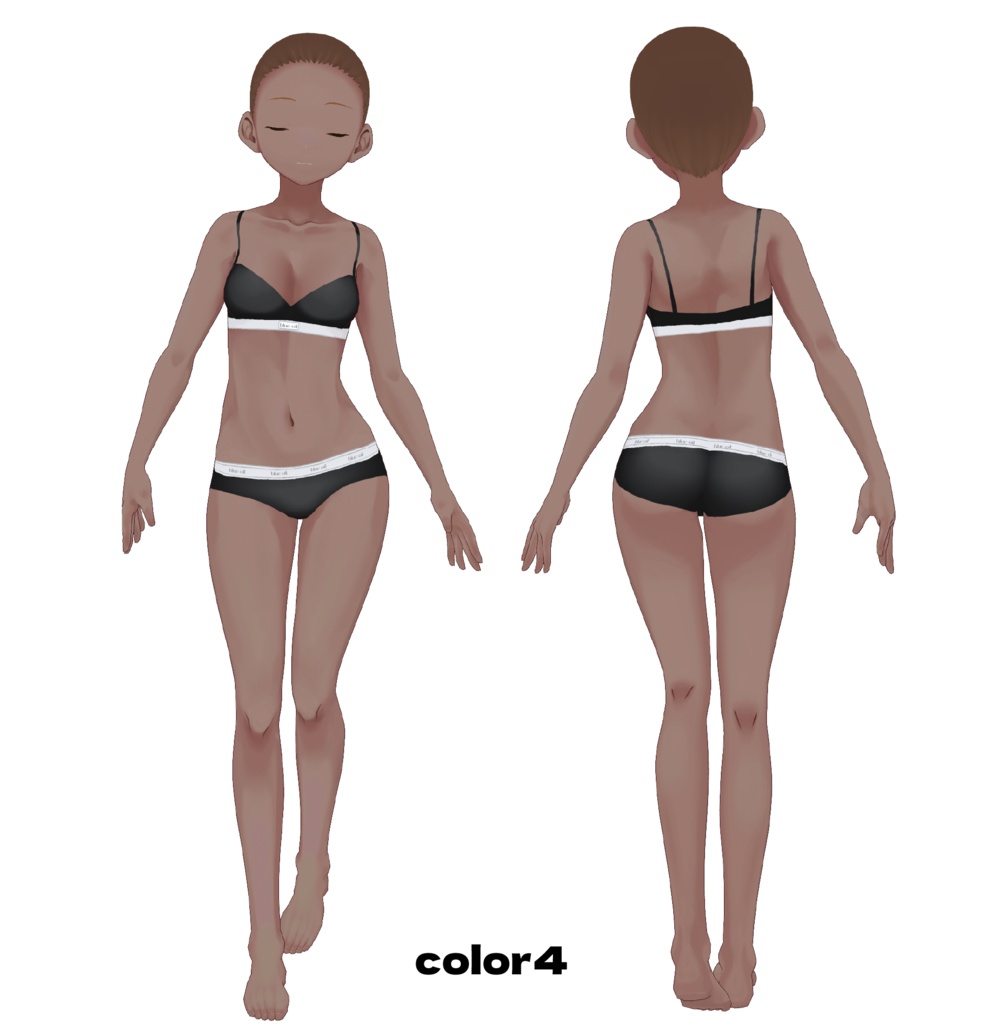 【VRoid肌テクスチャ】透き肌テクスチャ