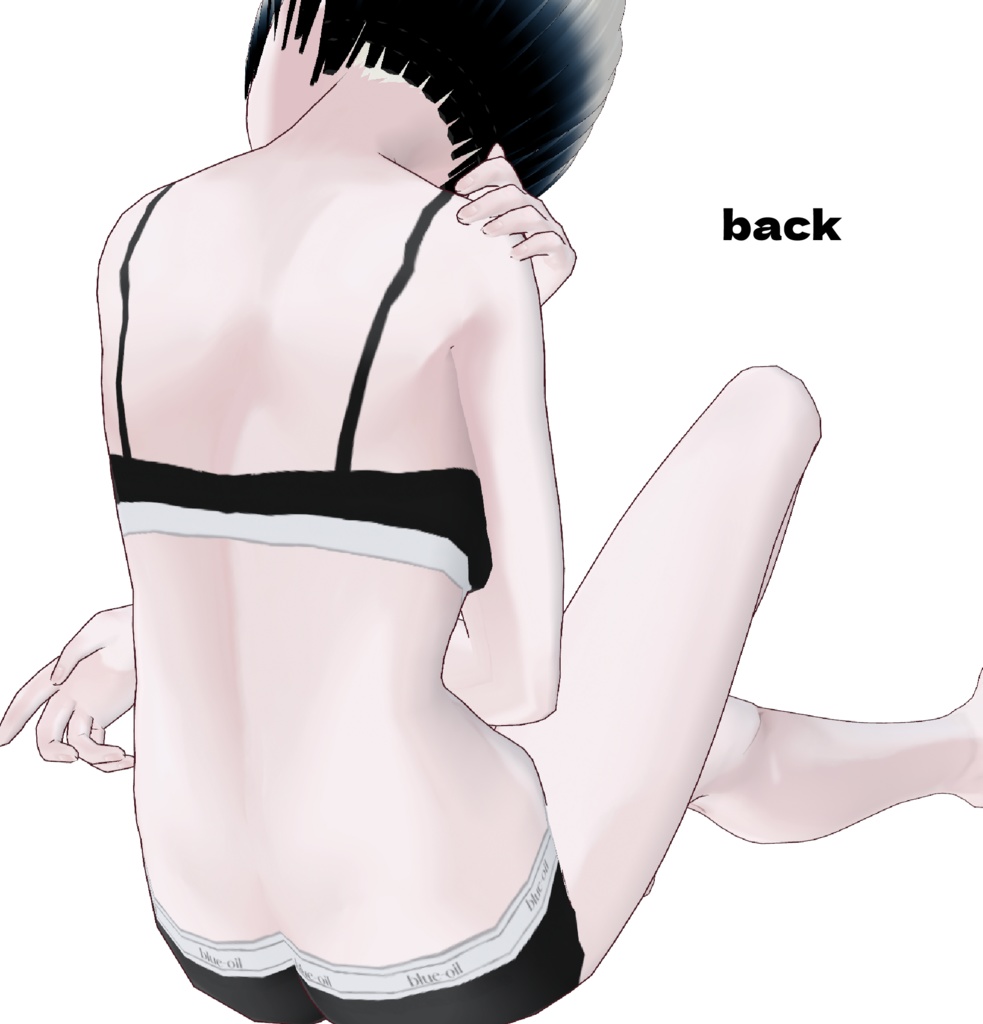 【VRoid肌テクスチャ】透き肌テクスチャ