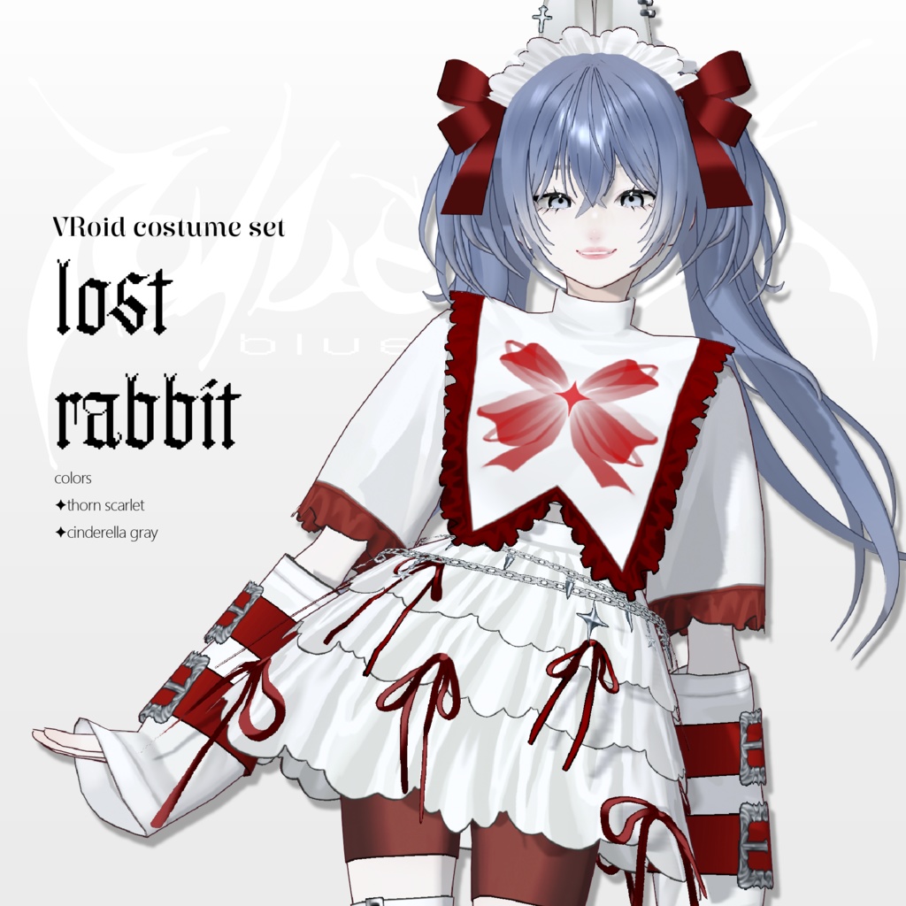 【VRoid 】lost rabbit set #blueoil