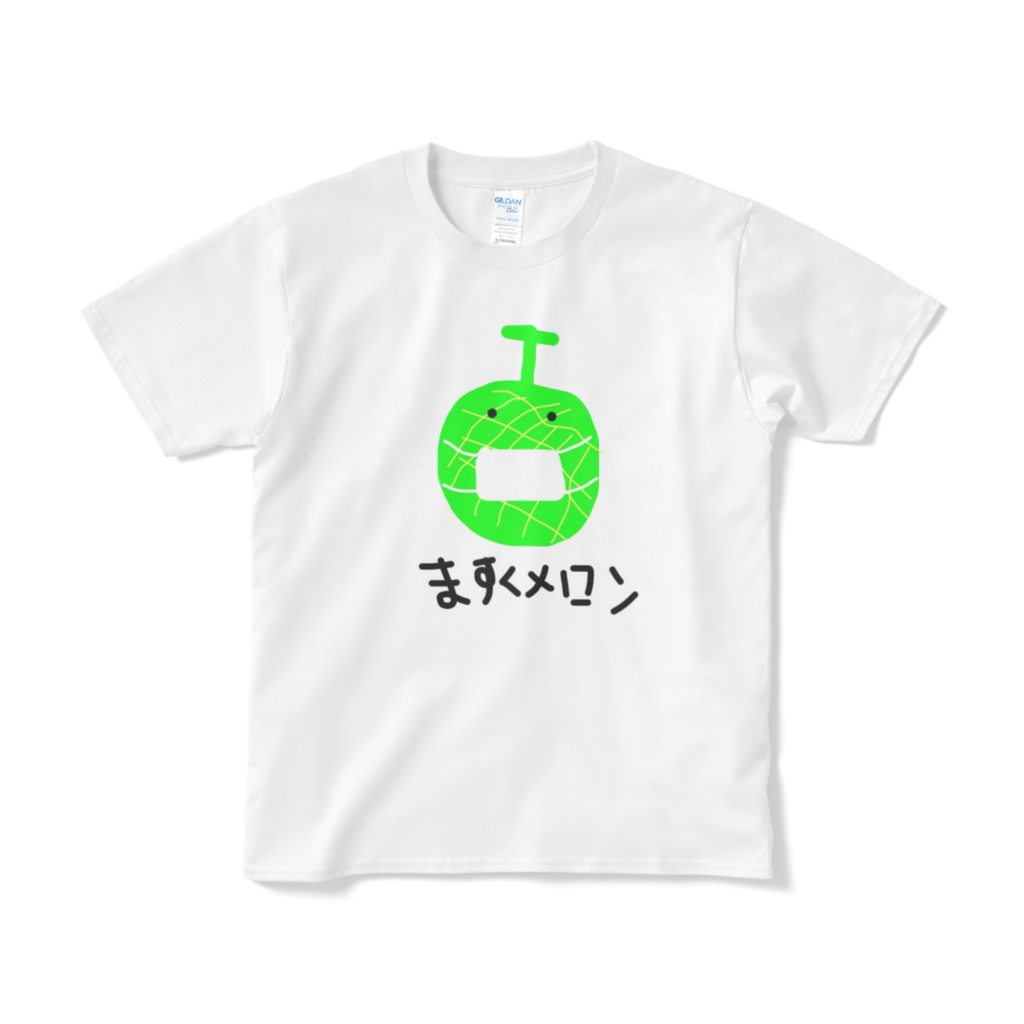 ますくメロン。Tシャツ