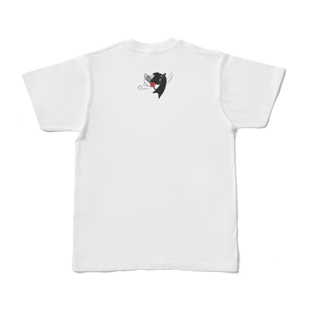 空振りねこ。Tシャツ