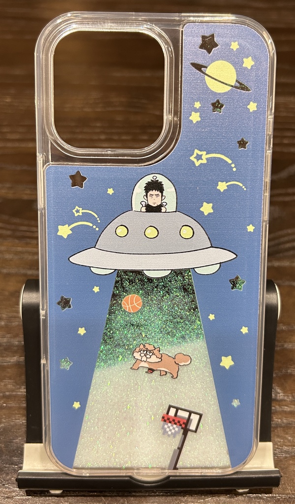 iPhoneグリッターケース