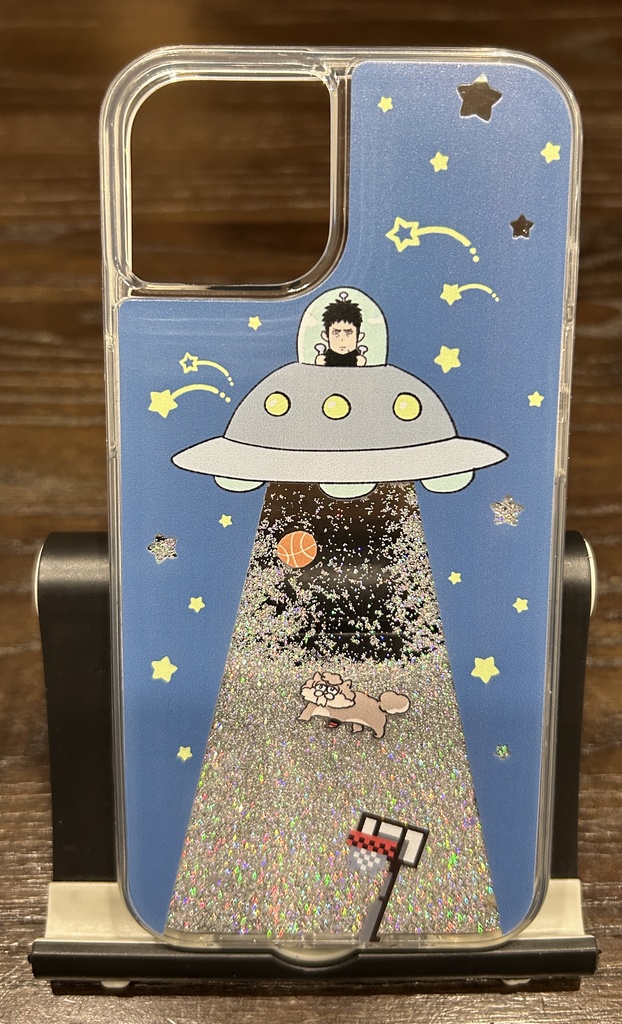 iPhoneグリッターケース