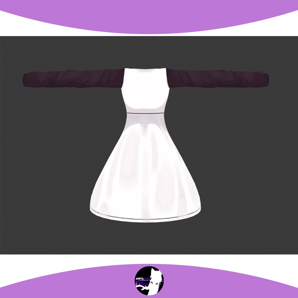 「狐雪」用衣装モデル 『ShioDress』(No Cloth)