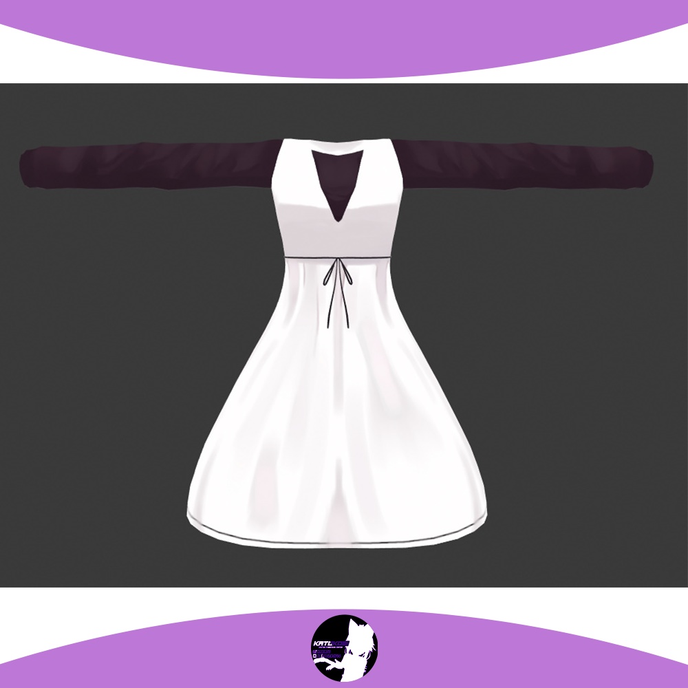 「狐雪」用衣装モデル 『ShioDress』(No Cloth)