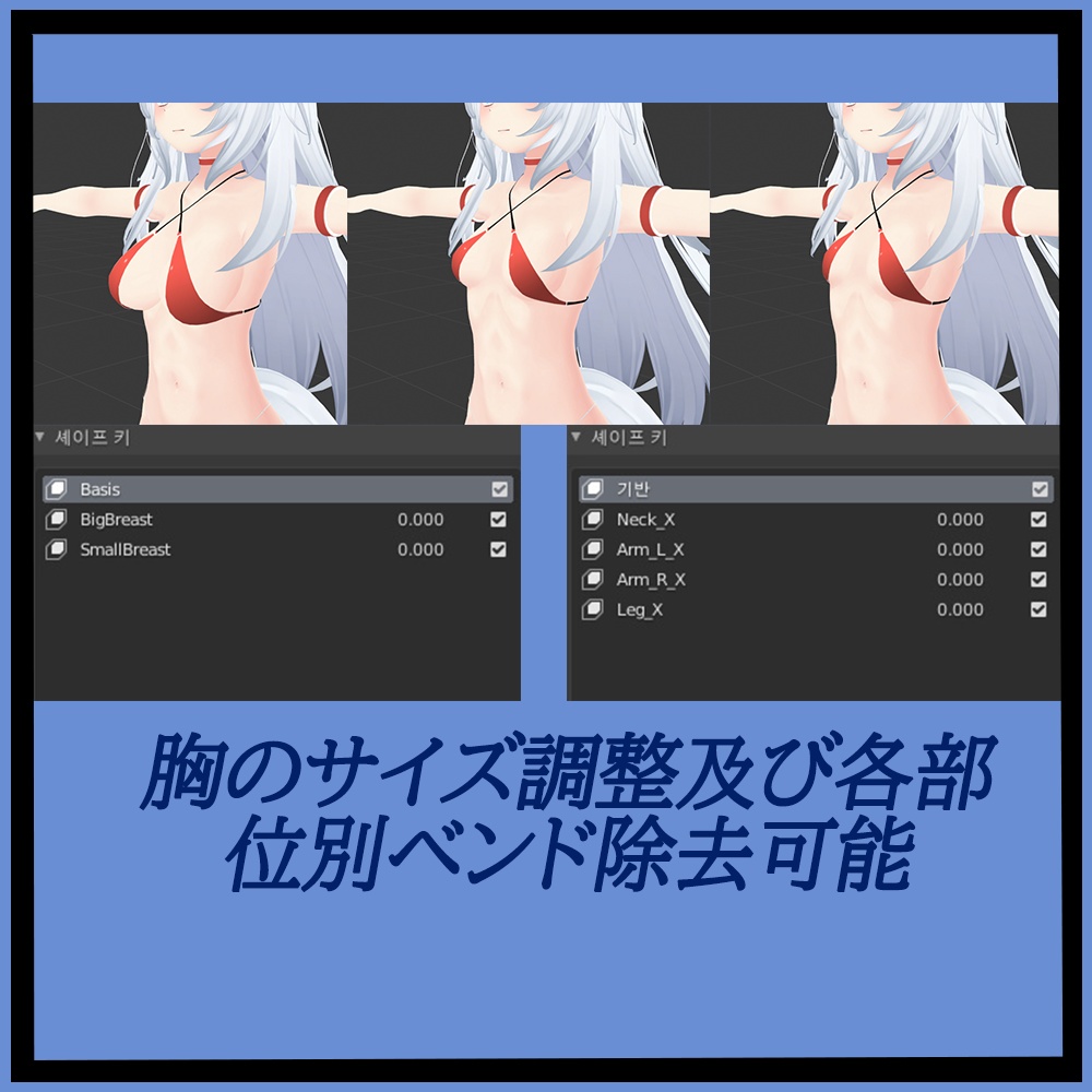 「狐雪」用衣装モデル 『MicroBikini』