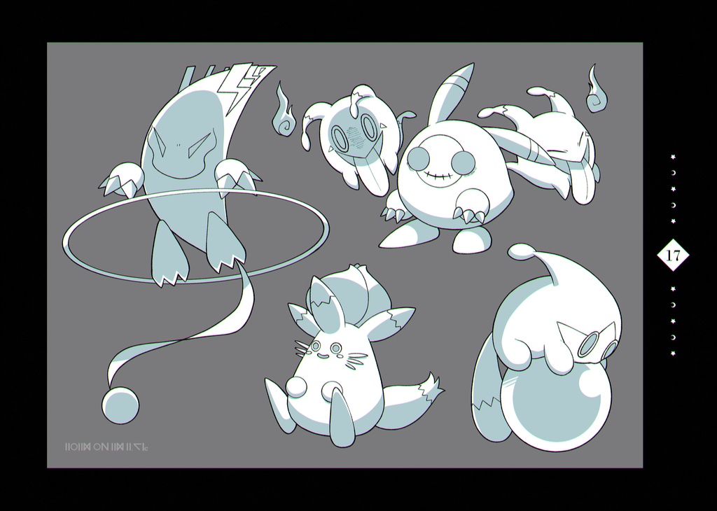 【新刊】風のクロノア 敵キャラらくがき本