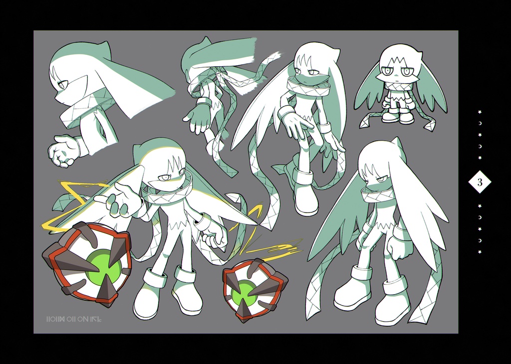 【新刊】風のクロノア 敵キャラらくがき本