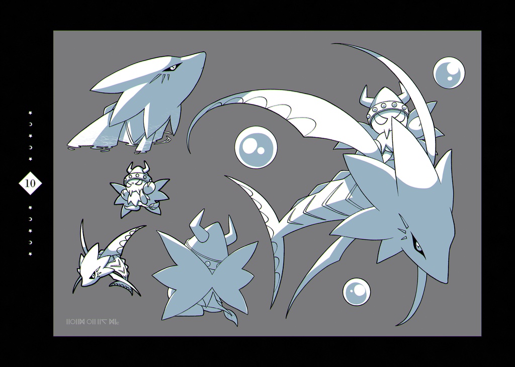 【新刊】風のクロノア 敵キャラらくがき本