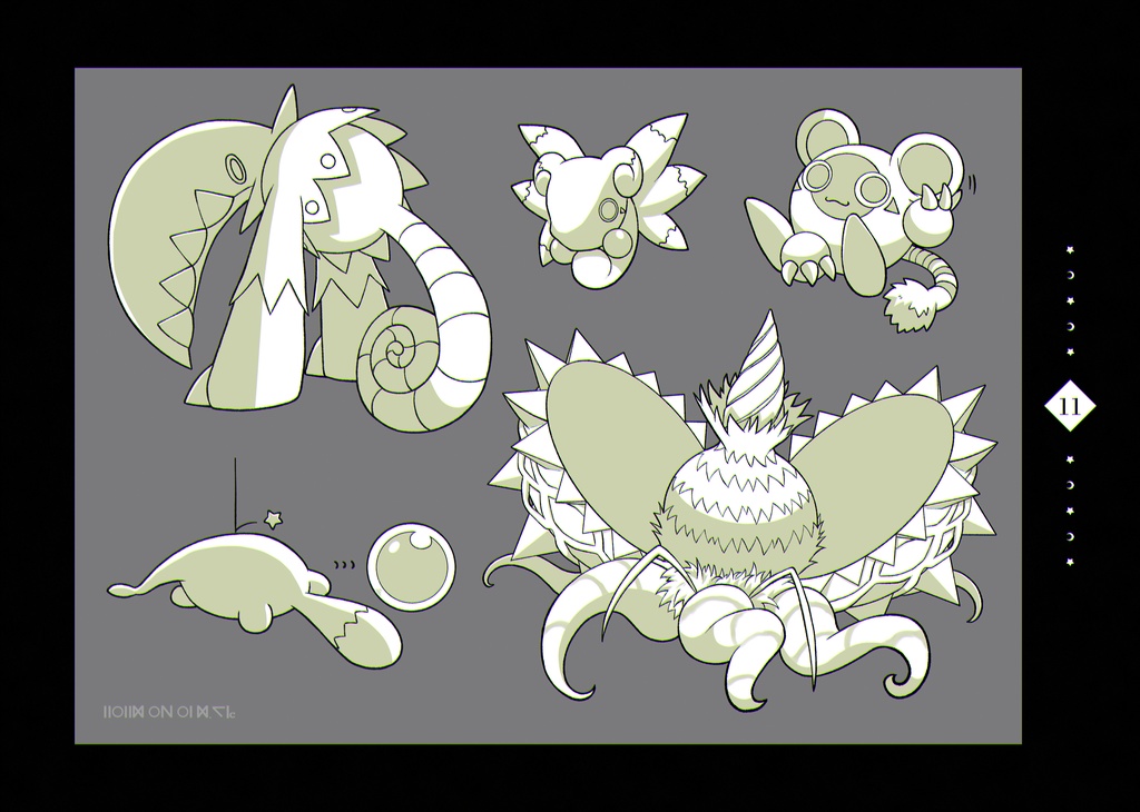 【新刊】風のクロノア 敵キャラらくがき本