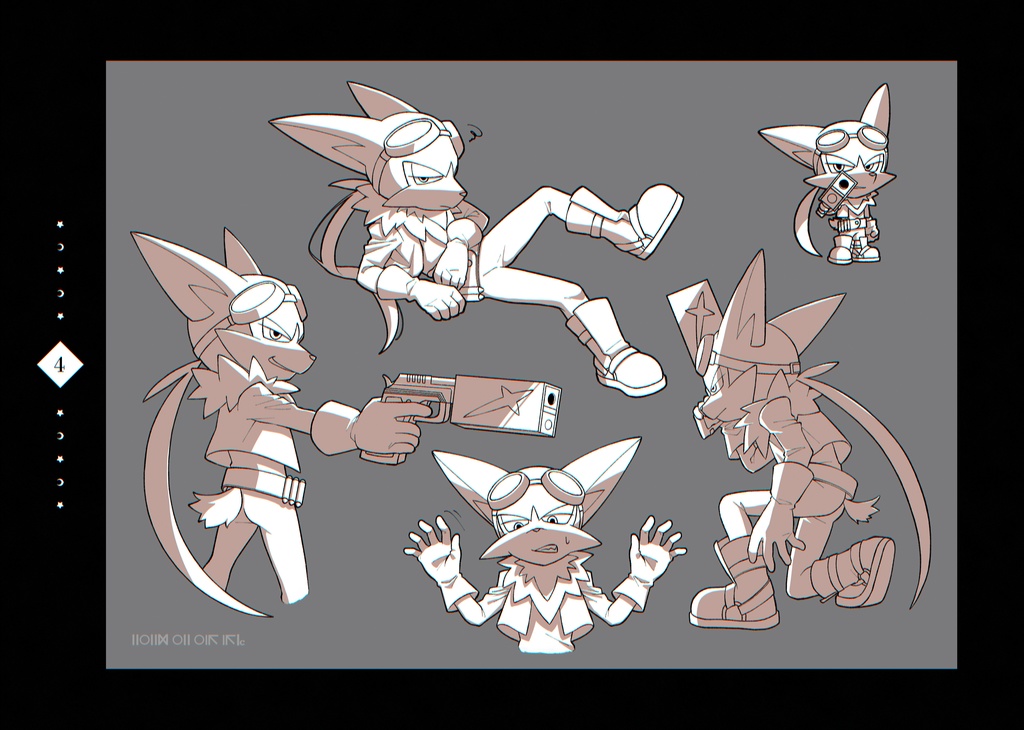 【新刊】風のクロノア 敵キャラらくがき本