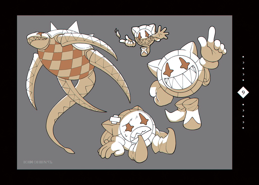 【新刊】風のクロノア 敵キャラらくがき本