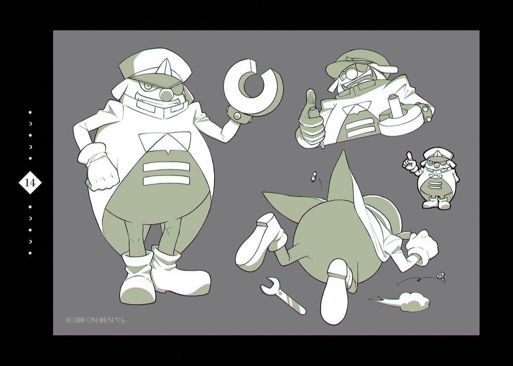 【新刊】風のクロノア 敵キャラらくがき本