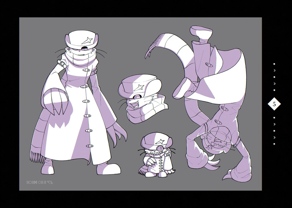 【新刊】風のクロノア 敵キャラらくがき本