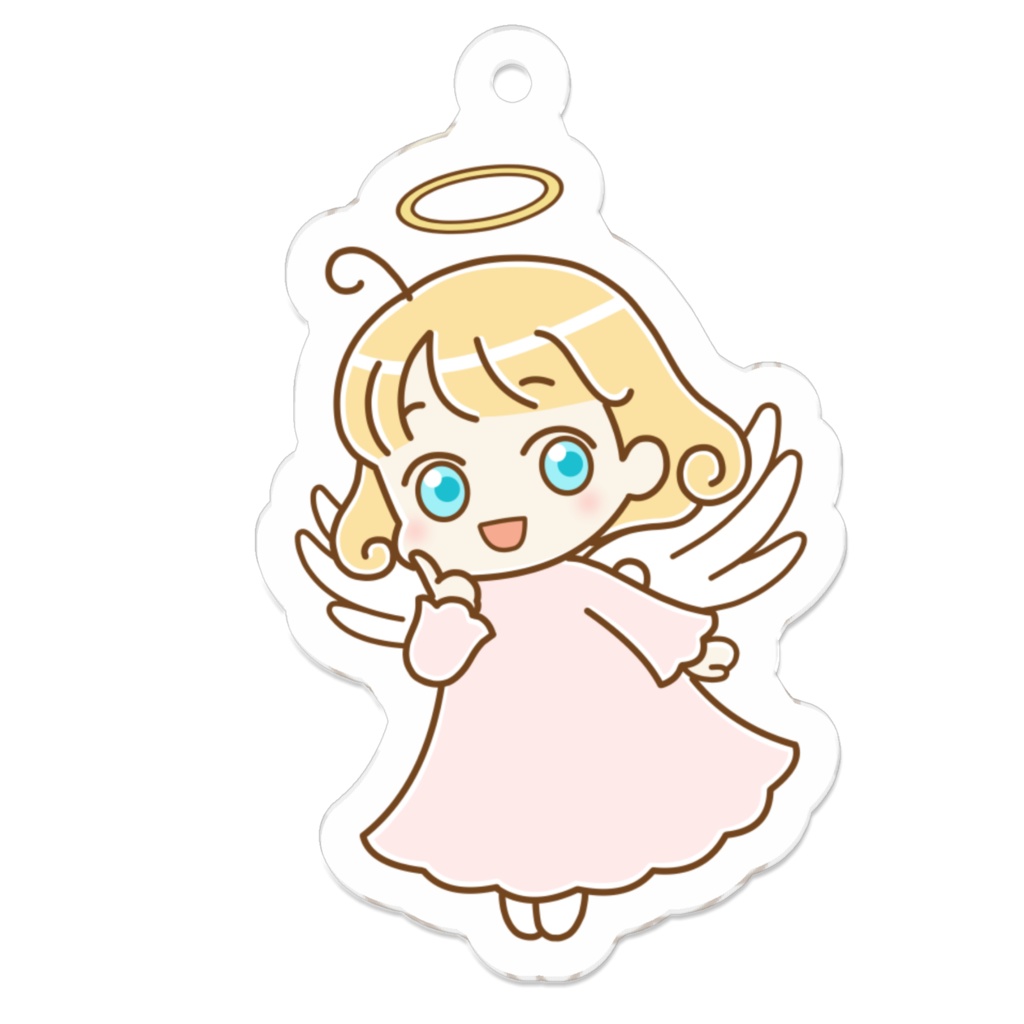 天使さんアクリルキーホルダー
