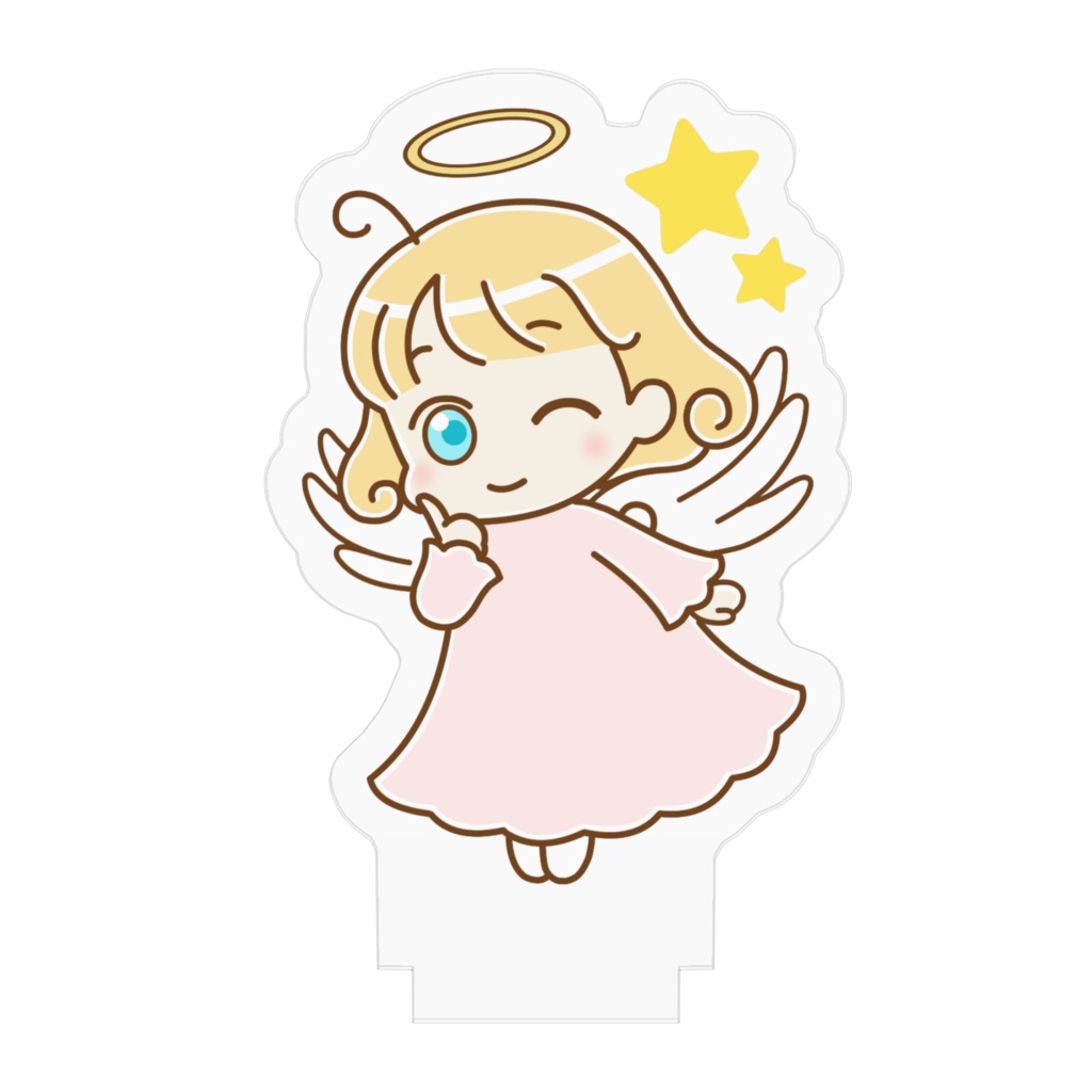 かわいい天使さんのアクリルフィギュア