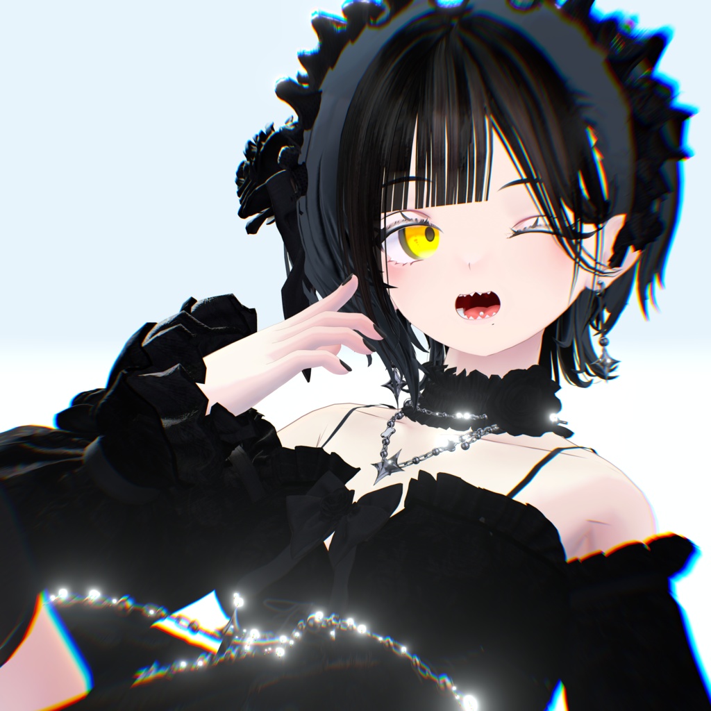 【VRChat 無料 Free】ビナア〈Binah〉eyelash Texture