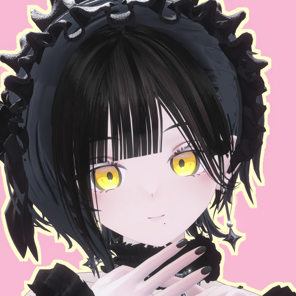 【VRChat 無料 Free】ビナア〈Binah〉eyelash Texture