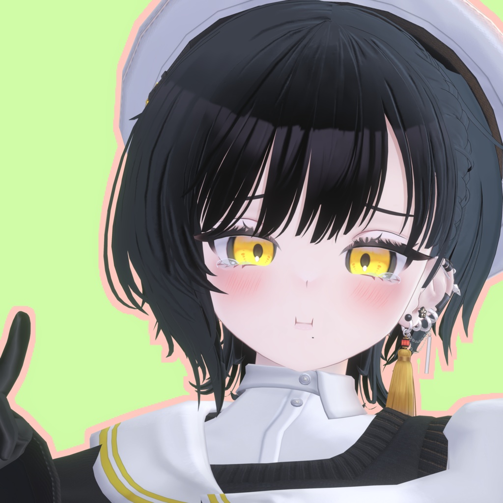 【VRChat 無料 Free】ビナア〈Binah〉eyelash Texture