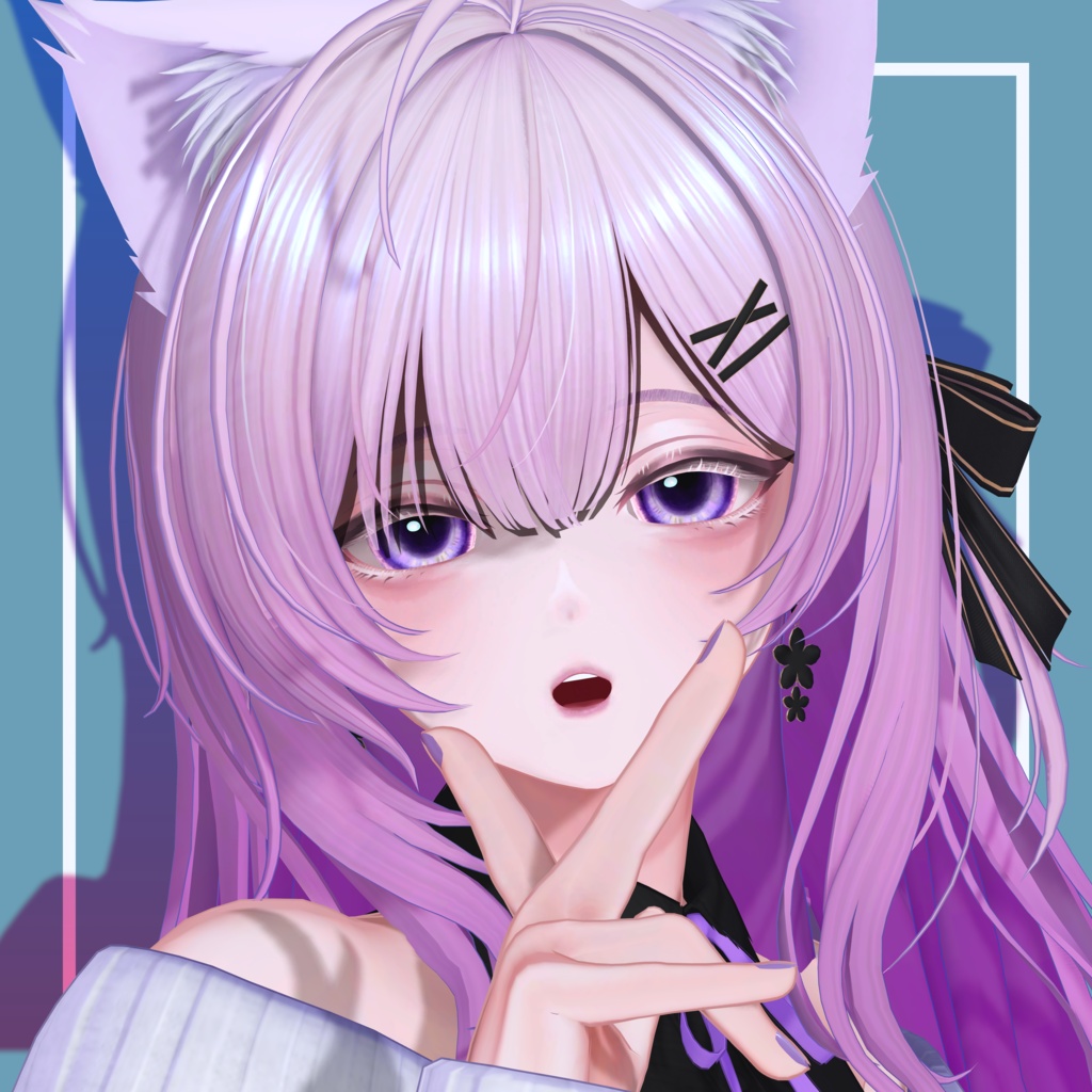 【VRChat 無料 Free有】莉々沙-Ririsa-Makeup & Eyelash/Eye Texture