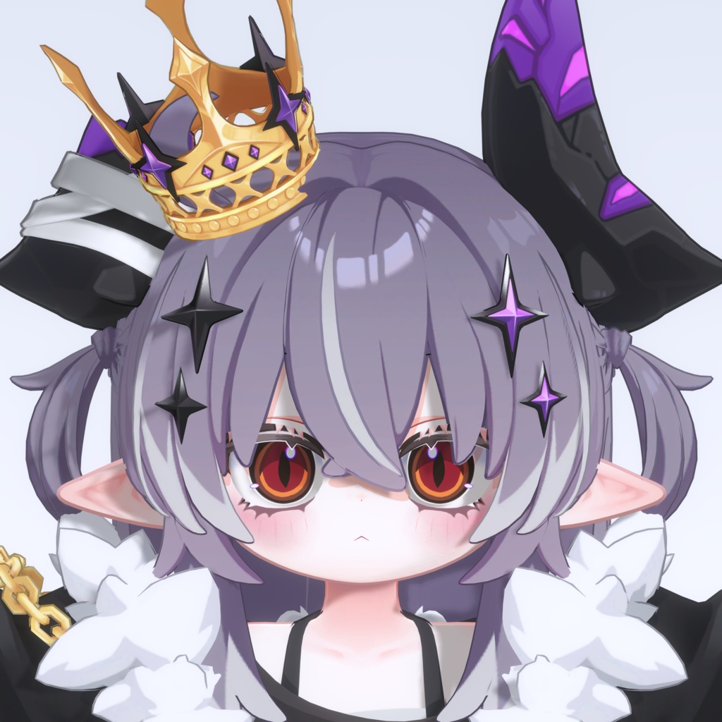 【VRChat 無料 Free有】邪竜メルヴィ(Melvii)-Makeup & Eyelash/Eye Texture