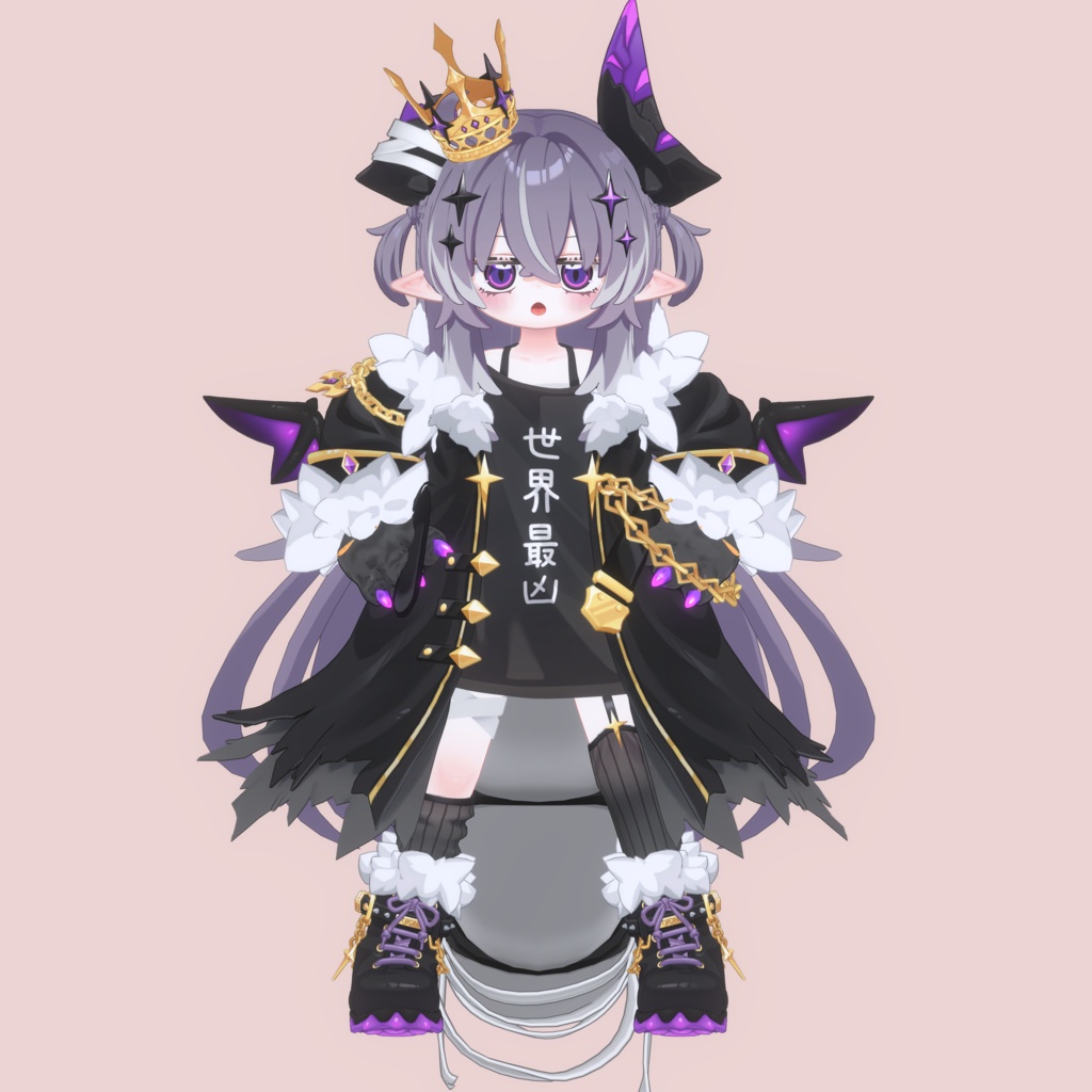 【VRChat 無料 Free有】邪竜メルヴィ(Melvii)-Makeup & Eyelash/Eye Texture