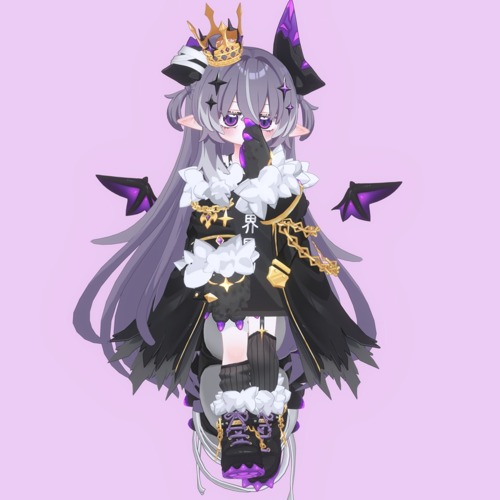 【VRChat 無料 Free有】邪竜メルヴィ(Melvii)-Makeup & Eyelash/Eye Texture