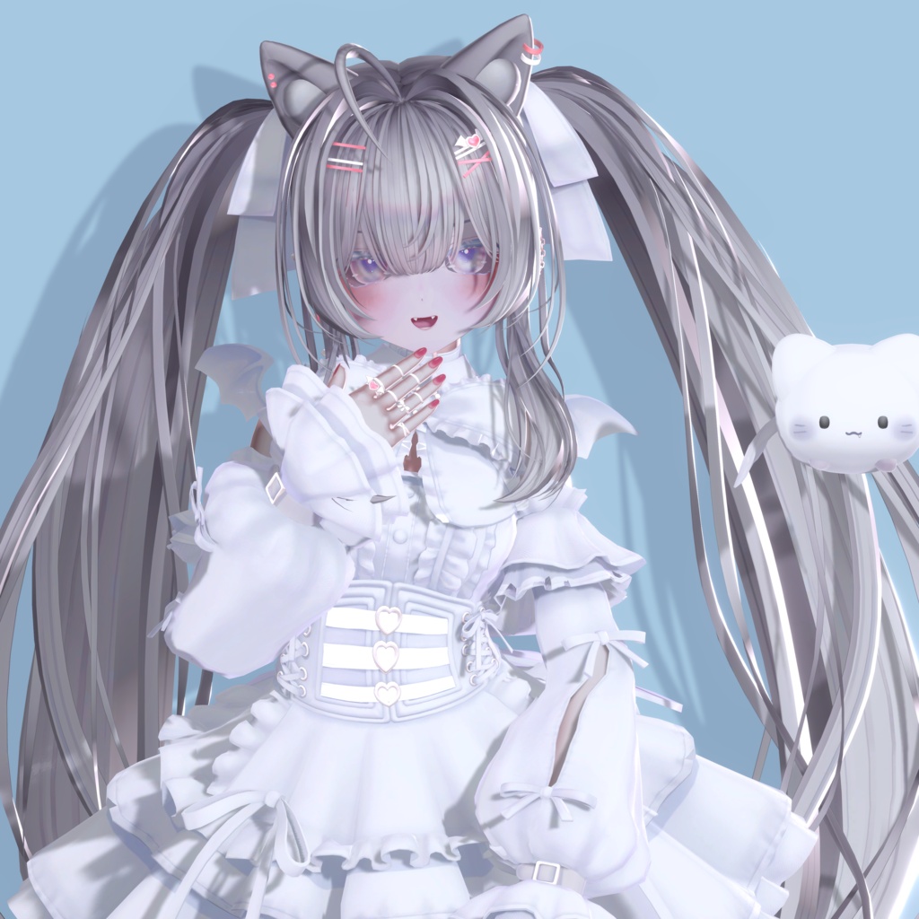 【VRChat 無料 Free】ラサ -Lasa- Makeup & Eyelash/Eye Texture