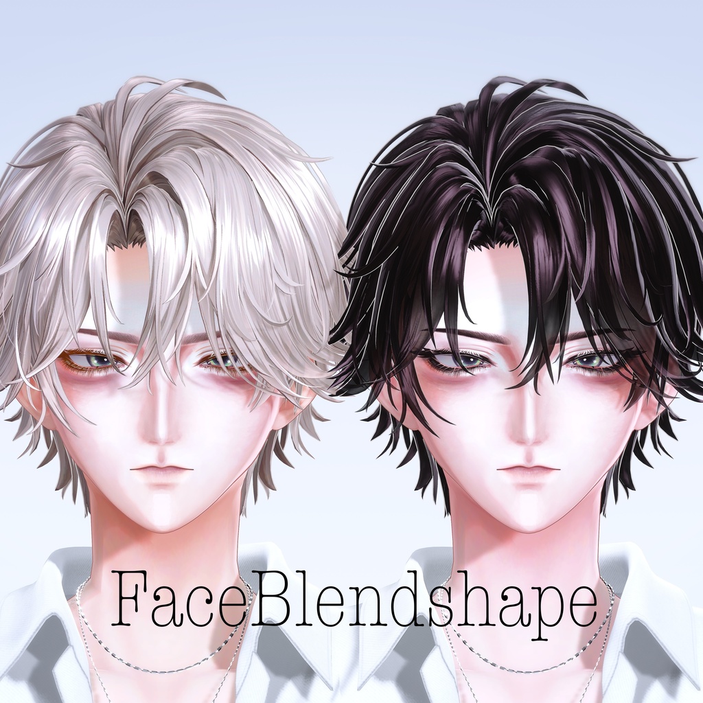 【VRChat 無料 Free有】悠莉-Yuri-Makeup+Eyelash+EyeTexture+EMI+FaceBlendshape