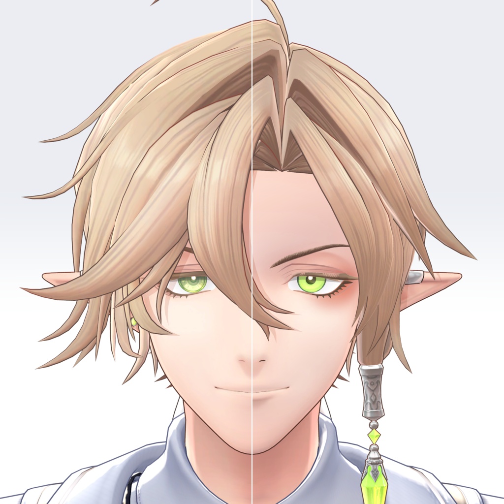 【VRChat 無料 Free】翠琉 -Seiru- Makeup & Eyelash/Eye Texture