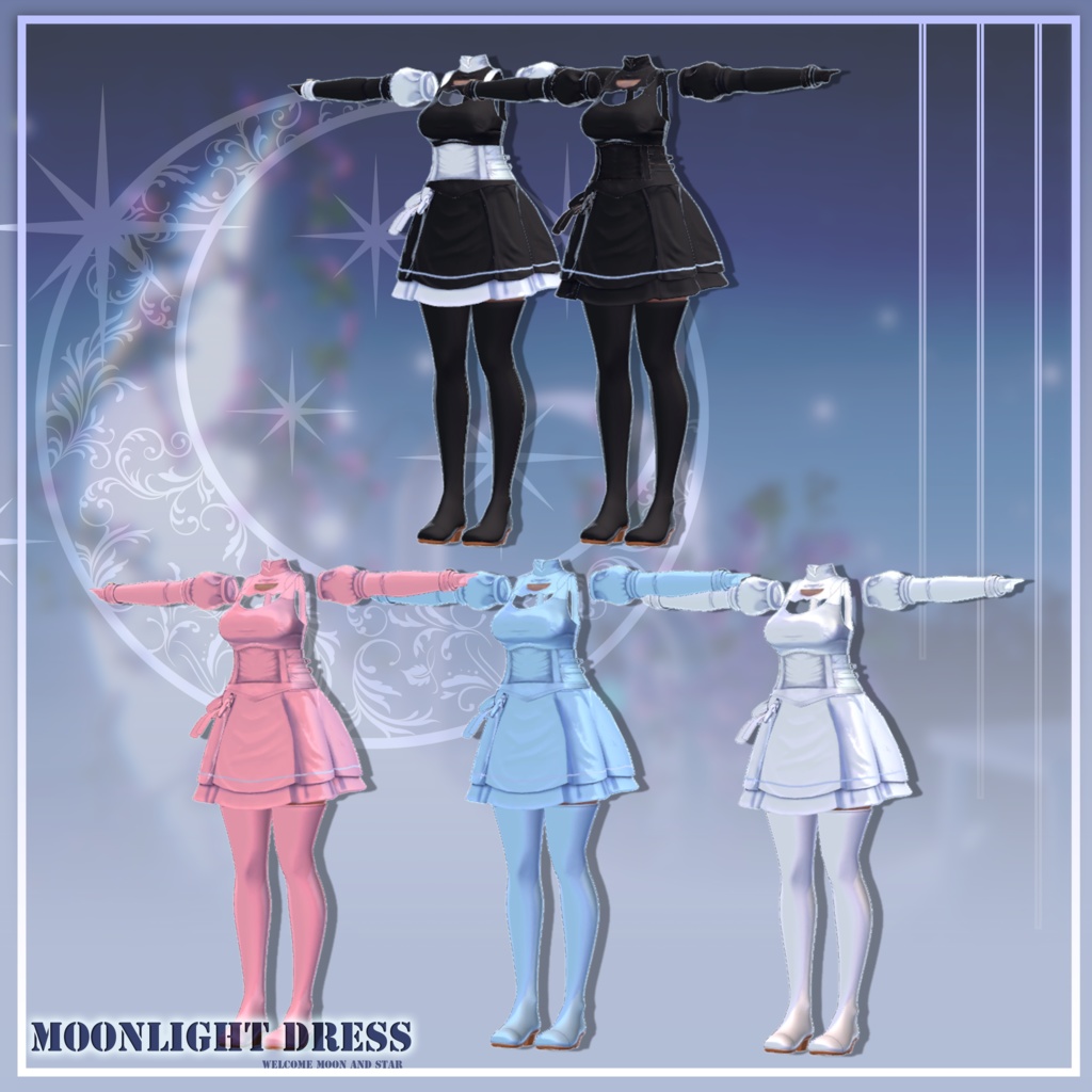 【セレスティア用】MoonLight Dress