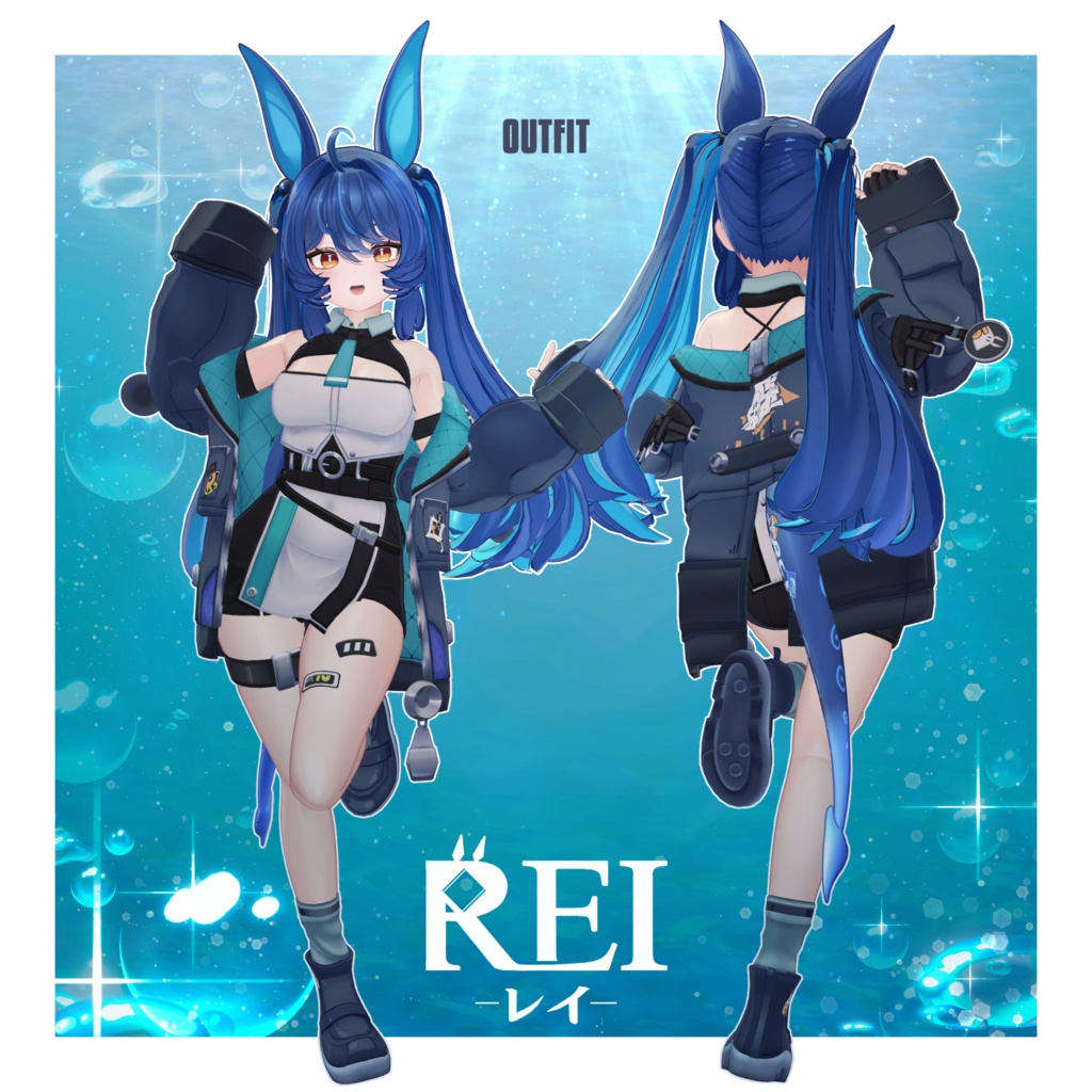 オリジナル3Dモデル『レイ』