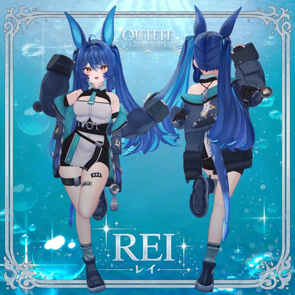 オリジナル3Dモデル『レイ』