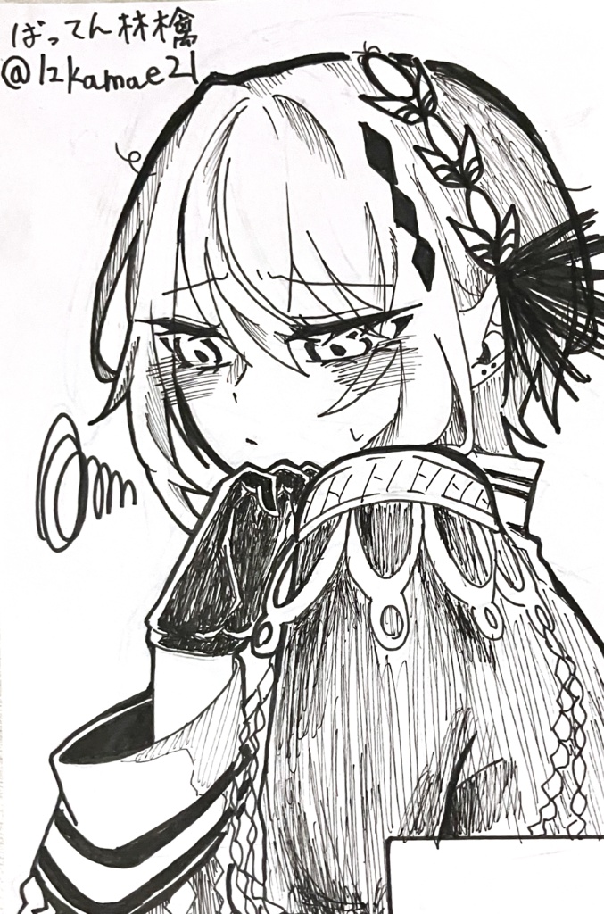 直筆ポストカード 蓮見レイア②