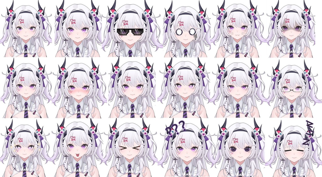 バージョン更新済みVer2 【Cmo3販売中】【汎用LIVE2Dモデル】可愛い悪魔娘「VtuberStudio対応」高品質