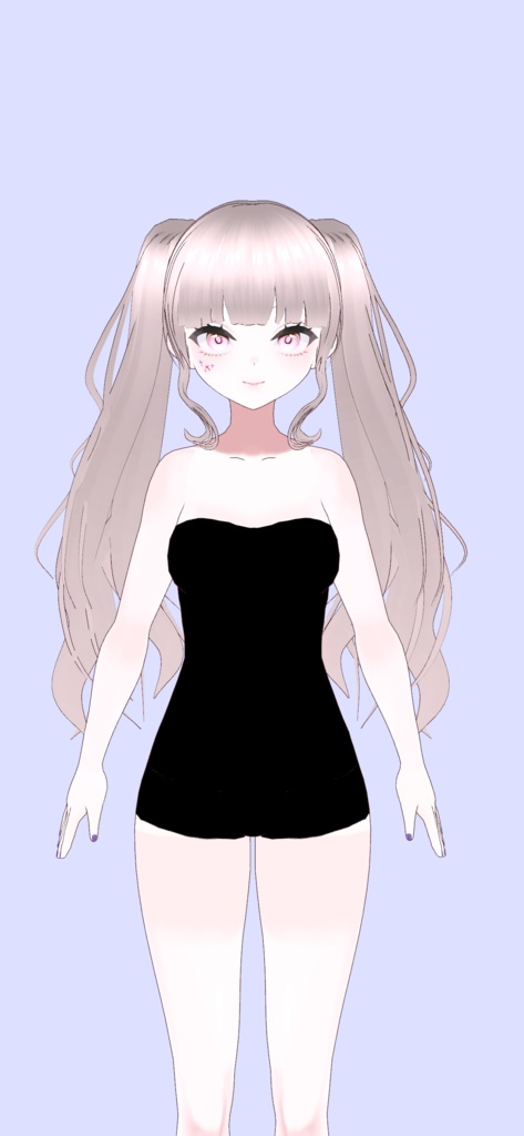 【VRoid】可愛い4種ヘアプリセット / Cute4type of hair presets