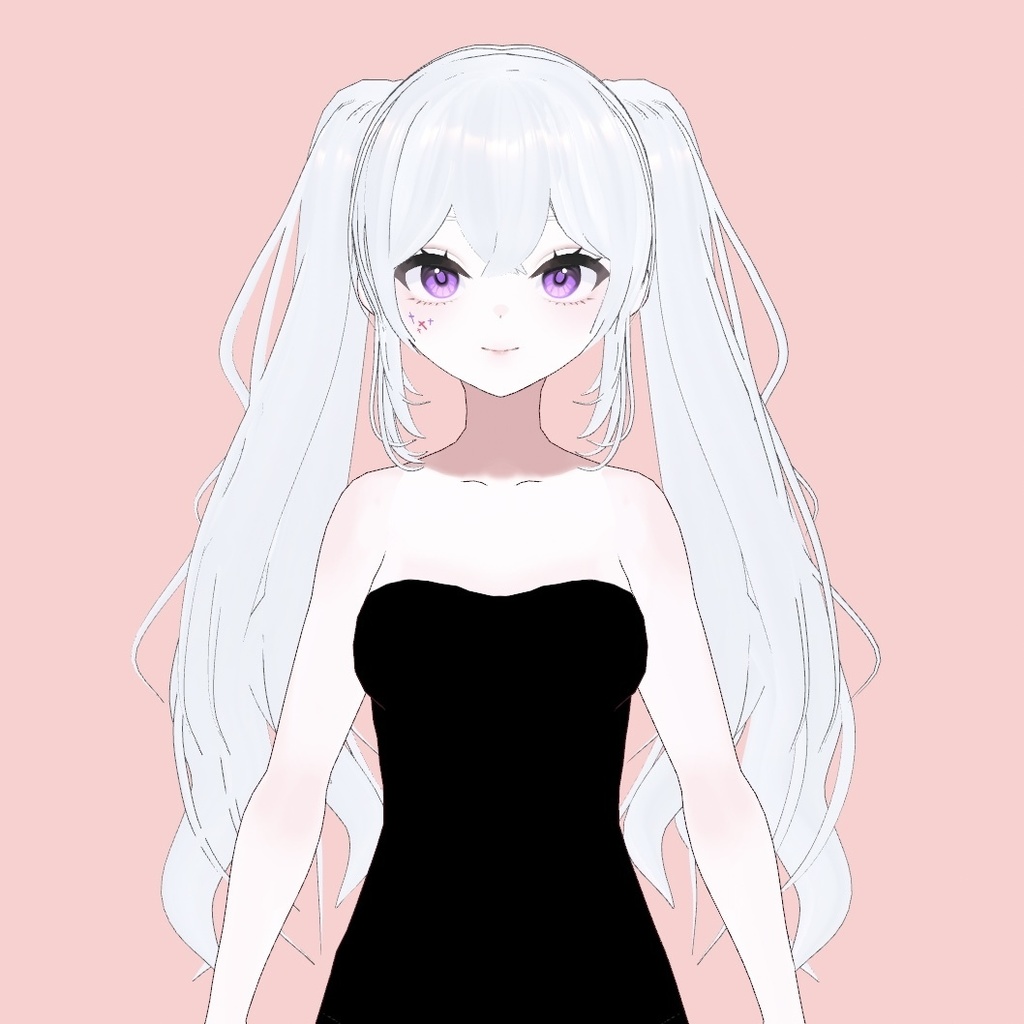 【VRoid】可愛い4種ヘアプリセット / Cute4type of hair presets