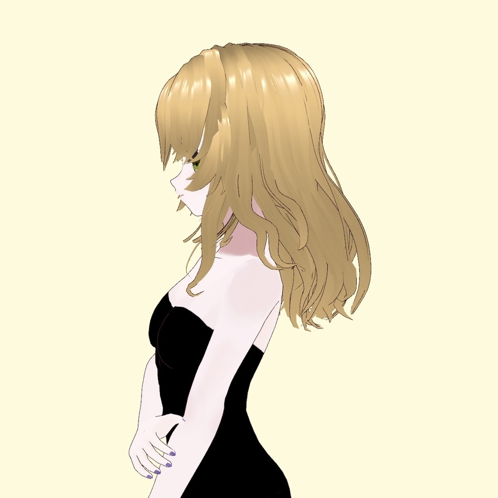 【VRoid】可愛い4種ヘアプリセット / Cute4type of hair presets