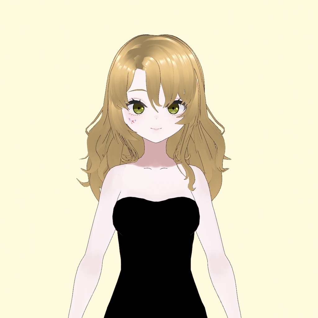 【VRoid】可愛い4種ヘアプリセット / Cute4type of hair presets