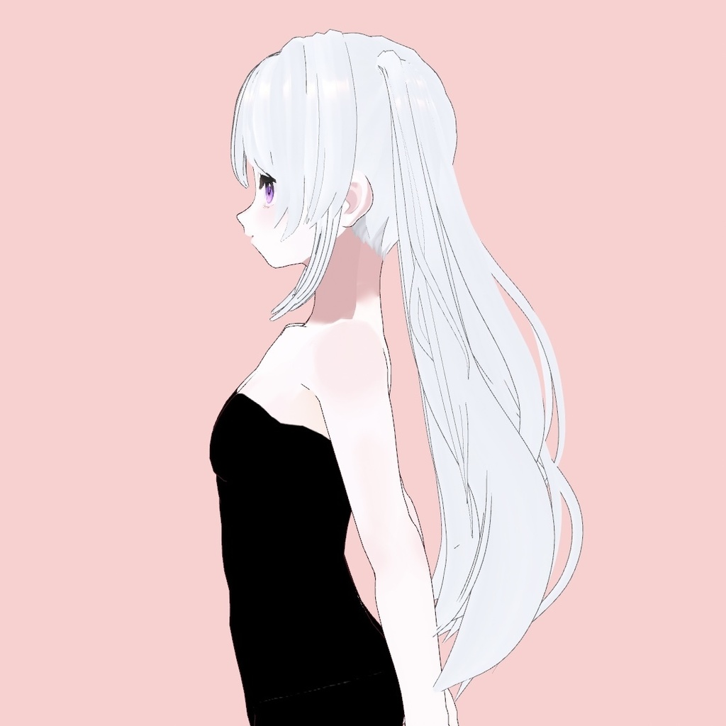 【VRoid】可愛い4種ヘアプリセット / Cute4type of hair presets