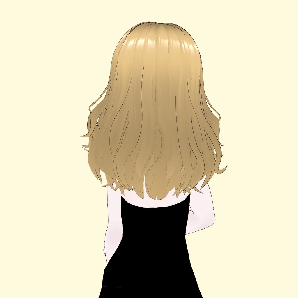 【VRoid】可愛い4種ヘアプリセット / Cute4type of hair presets