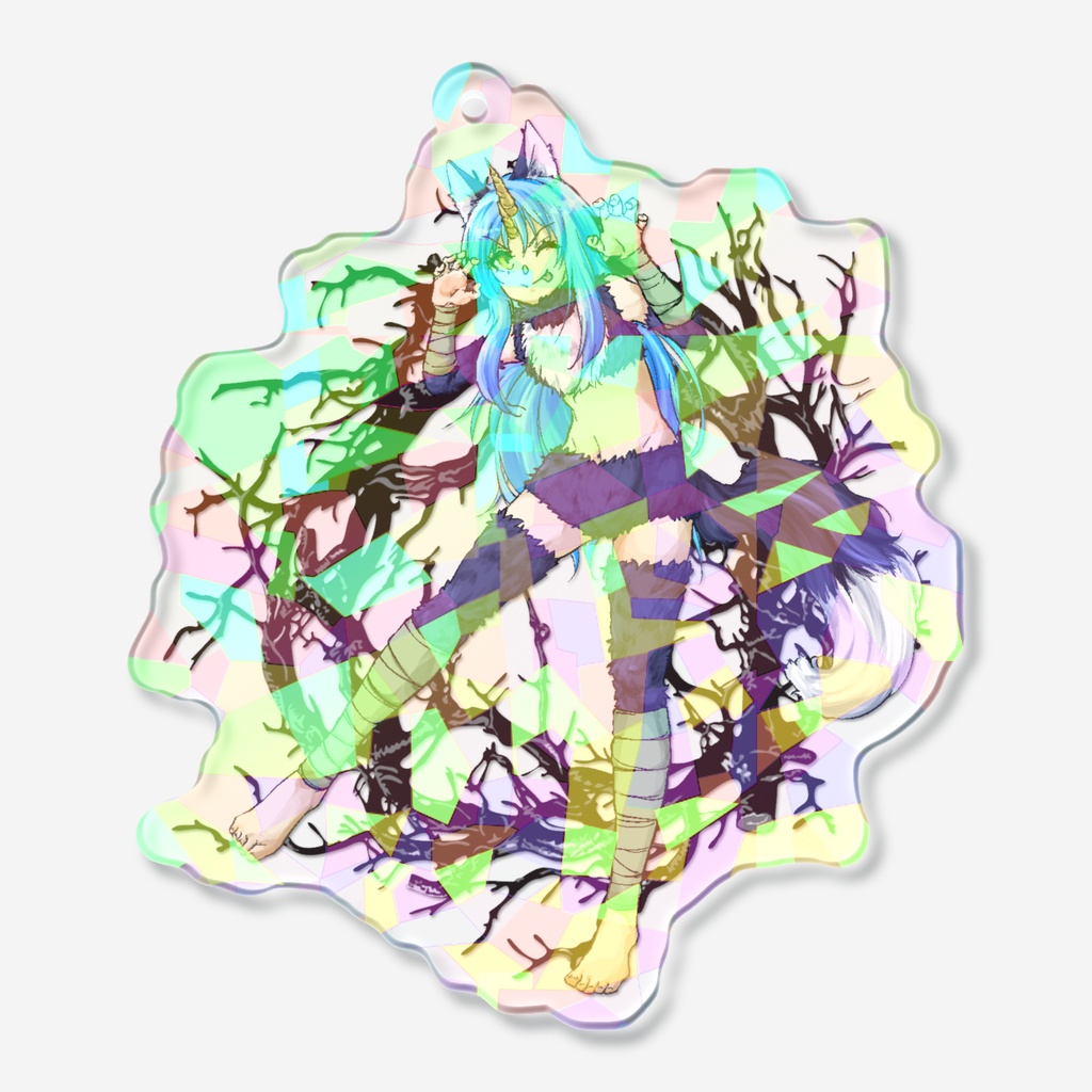 ホログラムアクリルキーホルダー 01