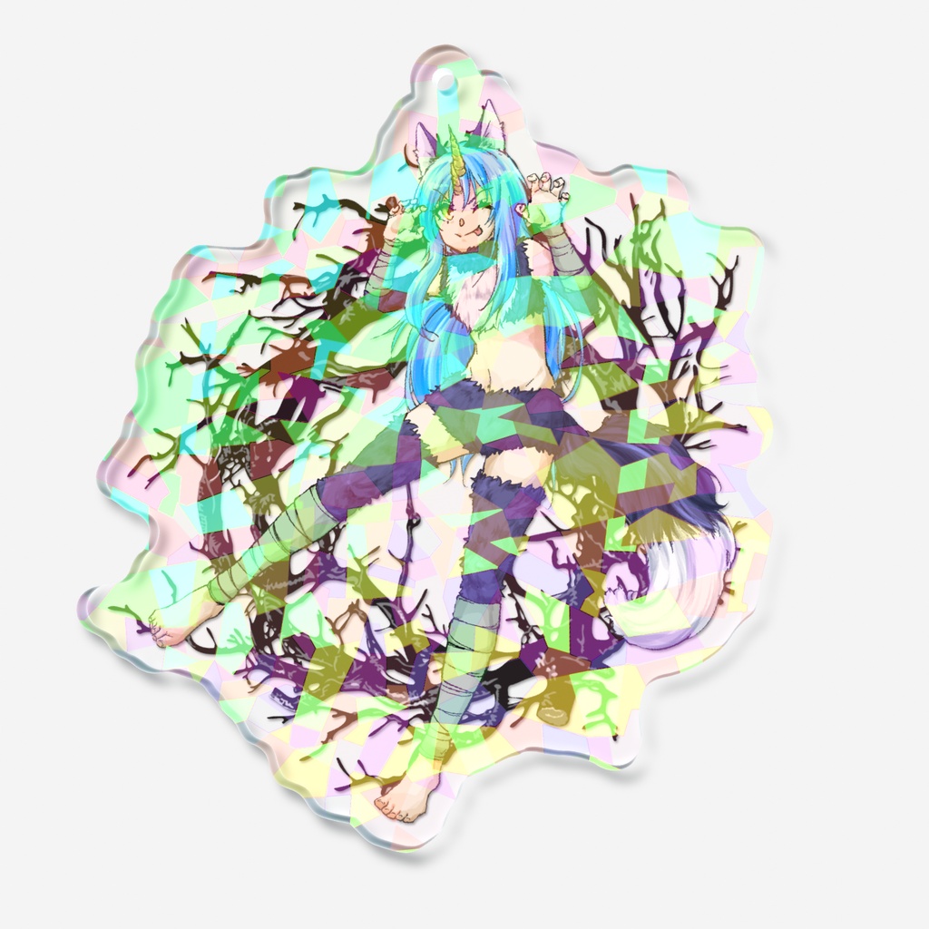 ホログラムアクリルキーホルダー 01