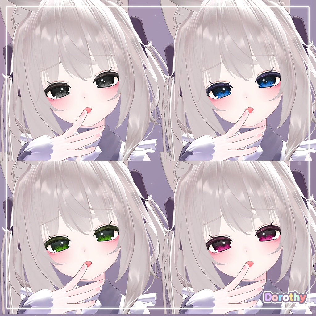 舞夜 Maya make up Body & eye texture Set