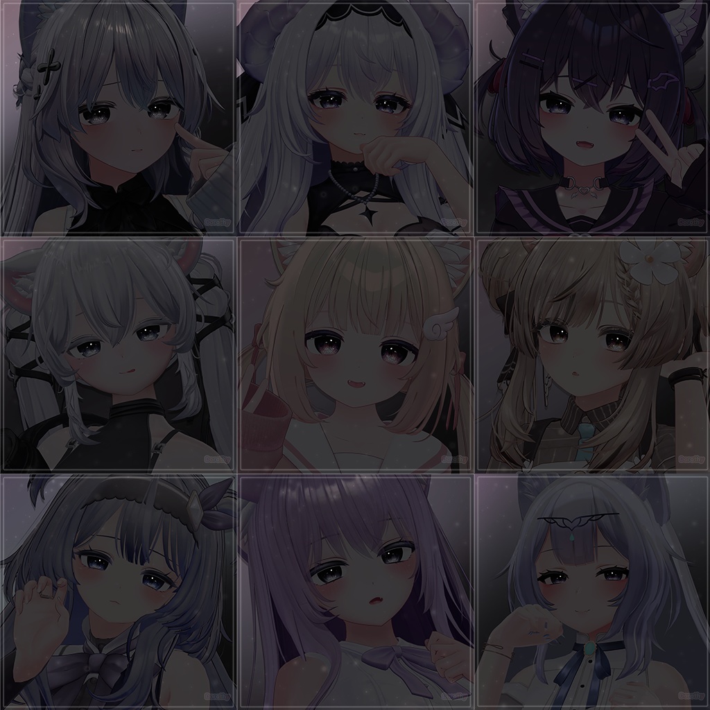 【11 アバター対応】 Jewelry Eye Textures